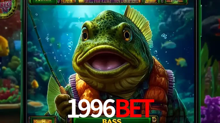 Personagem de peixe pescador do popular jogo de slot com tema de pescaria, uma das emocionantes opções de caça-níqueis para jogar e ganhar no cassino 1996BET.